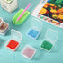 SATINIOR 24 Packs Small Clear Plastic Beads Storage Containers Box with Hinged Lid for Storage of Small Items, Crafts, Jewelry, Hardware (1.7 x 1....